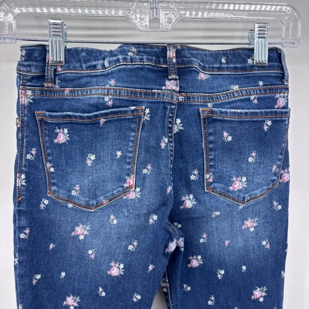 GAP Dark‎ Blue Kids Jeans with Floral Design